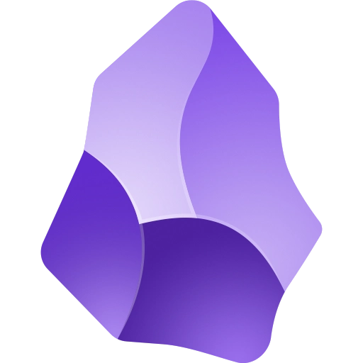 Obsidian app logo
